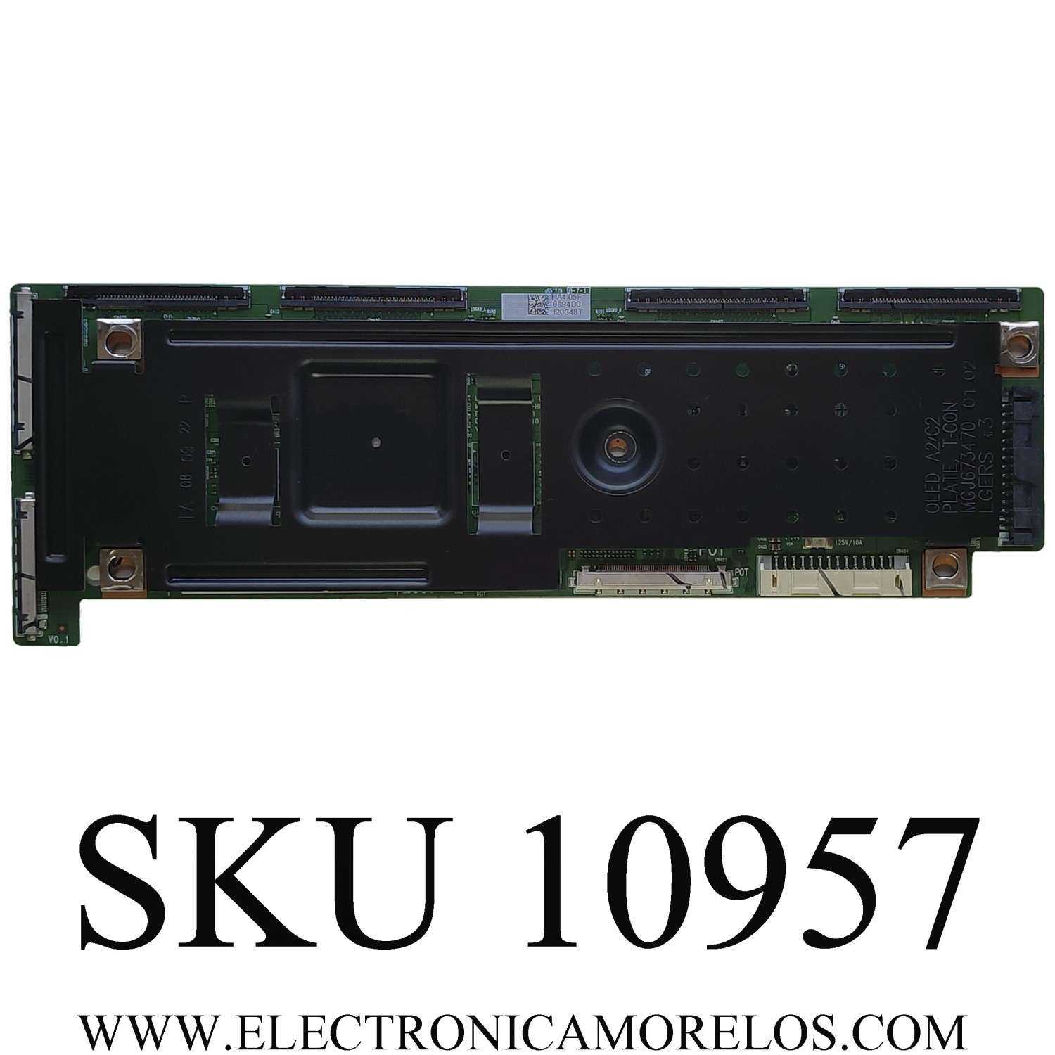 T-CON PARA TV LG / NUMERO DE PARTE 6871l-6894D / 6870c-0908B / LE650PQY (HQ)(C2) / PANEL AC650AQY AQA1_RS / MODELO OLED65A2PUA.DUSQLJR	